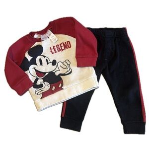 Disney Red and White Mickey Mouse Legend Top
